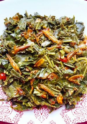Foto resep Oseng daun singkong