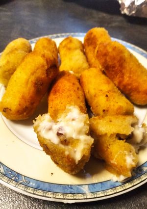 Foto principal de Croquetas de jamón ibérico y queso manchego en microondas