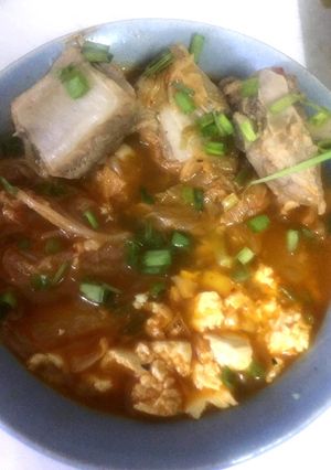 Hình của món Canh tương đậu (Kongbiji jjigae).