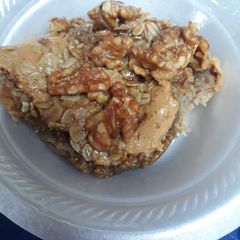 A picture of Oatmeal Peanut Butter Casserole.