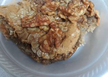Easiest Way to Cook Appetizing Oatmeal Peanut Butter Casserole