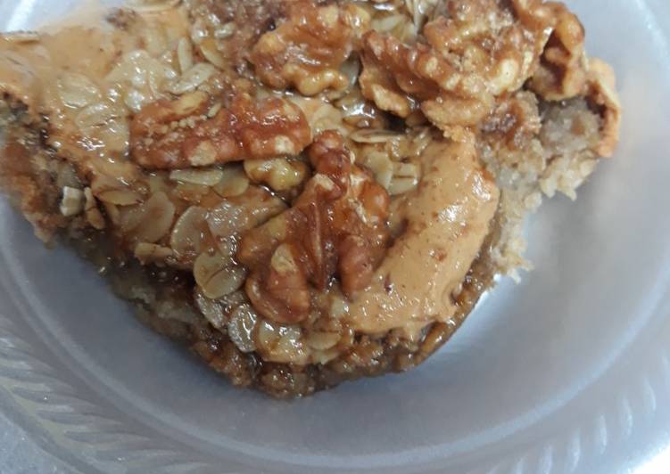 Steps to Cook Yummy Oatmeal Peanut Butter Casserole