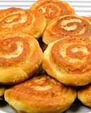 Мясные улитки. Быстрые ленивые пирожки на сковороде | Meat snails. Quick lazy pies in a frying pan