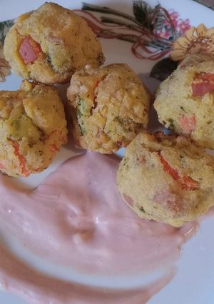 Una foto de Bolitas de brócoli y zanahoria en air fryer