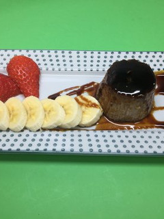 Una foto de Pudin o budin de Nutella y bizcocho