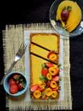 Mango Mousse Tart (dengan agar)