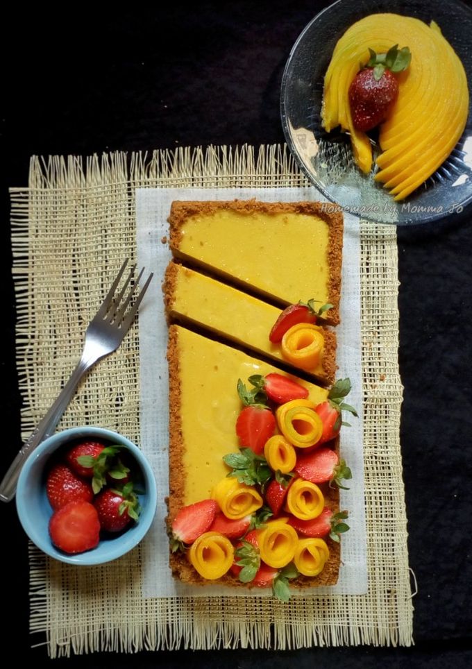 Foto resep Mango Mousse Tart (dengan agar)