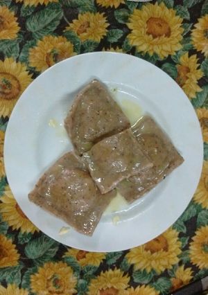 Una foto de Masa integral para pastas con chía. sin huevo
