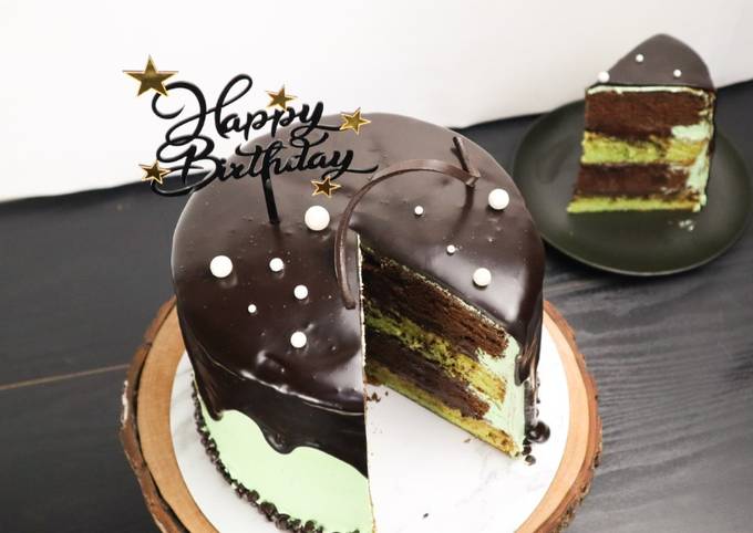 Resep Chocolate Mint Cake