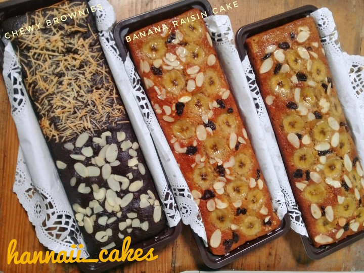 Langkah Mudah untuk Membuat Simple &amp;amp; moist banana raisins cake (no mixer), Bisa Manjain Lidah
