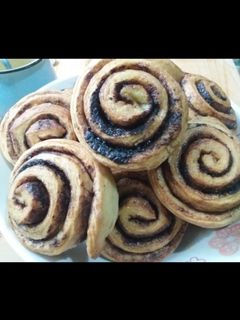 Kakaós csiga recept fotója