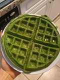 Waffle súper saludable, delicioso! Para antes de entrenar 🥰