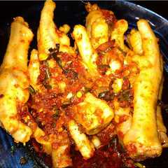 A picture of Ceker siram daun jeruk #Ketopad_CP_Cekerayam.