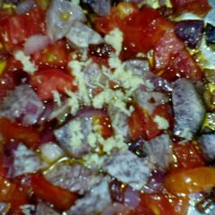 A picture of Arrowroot stew.