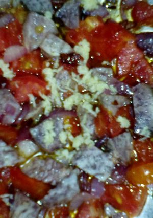 A picture of Arrowroot stew.