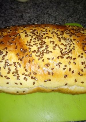 Una foto de Pan con semillas de lino
