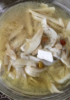 Foto resep Cah Jamur Tiram + Bakso Ikan