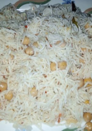 A picture of Choly ka pulao.