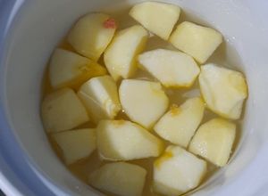 Foto resep Puree apel dan biskuit milna (MPASI snack D-2) #6m+