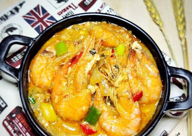 RECOMMANDED! Resep Rahasia Udang Saus Padang