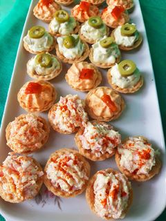 Una foto de Relleno de crema de jamón para tarteleta salada