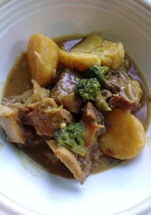 A picture of My beef stew.