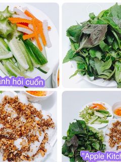 Hình của món Bánh hỏi cuốn bánh tráng.
