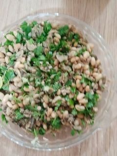 عکسی از دستور سالاد لوبیا