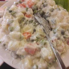 A picture of Restaurant Style Russian Salad.