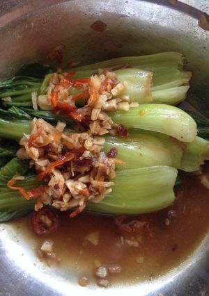 Foto resep Bakcoy siram Bawang Putih