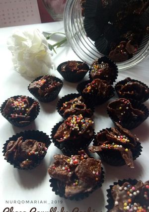 Foto resep Chocolate Cornflake Cookies
