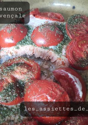 Une photo de Saumon à la provençale