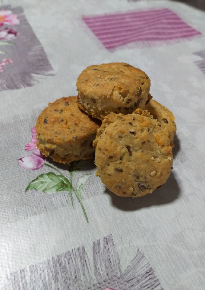 Una foto de Scons de avena y queso