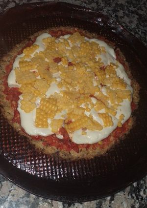 Una foto de Masa de pizza KETO