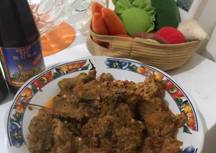 Bagaimana Menyiapkan Rendang sapi ala ala me, Lezat Sekali