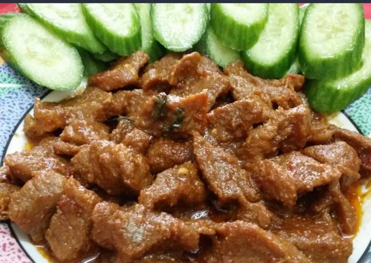 Hyderabadi Tala huwa Gosht/Mutton Fry