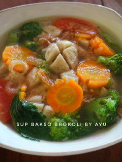 Foto resep Sup Bakso Brokoli