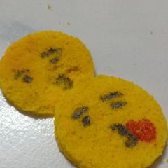 A picture of Emoji dhokla.
