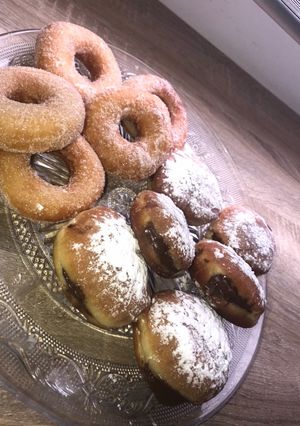 Una foto de Bombas rellenas de Nutella y donut os dejo el enlace por si queréis ver paso a paso