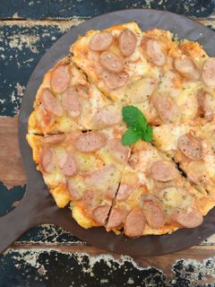 Foto resep Pizza roti tawar dobel keju