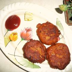 A picture of Soya-alu Tikki| A heathy Appetizer for the Winter ❄️.
