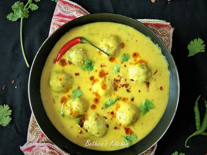Recipe Chicken Kofta Kadhi which So Delicious