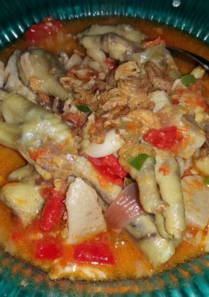 Foto resep Seblak ceker pedas