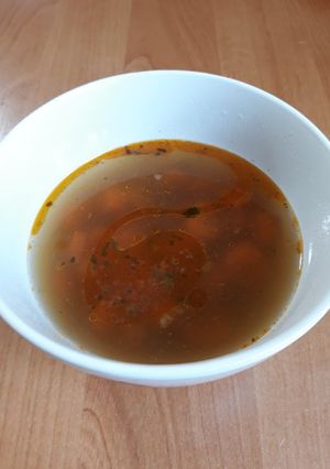 Zöldborsó leves recept fotója