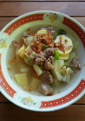 Foto resep Soup daging dan rolade
