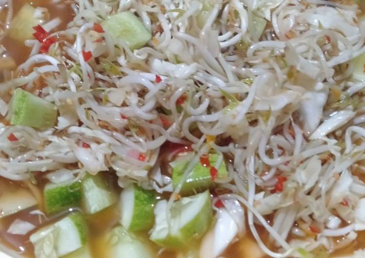 Resep Asinan Timun,Toge, Lezat