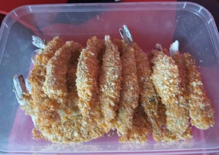 Resep Udang tempura. Anti Gagal
