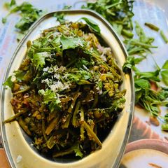 A picture of Mogari and Methi Sabji.