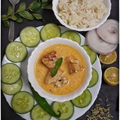 A picture of Fennel paneer.