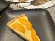 A picture of peach gelatin